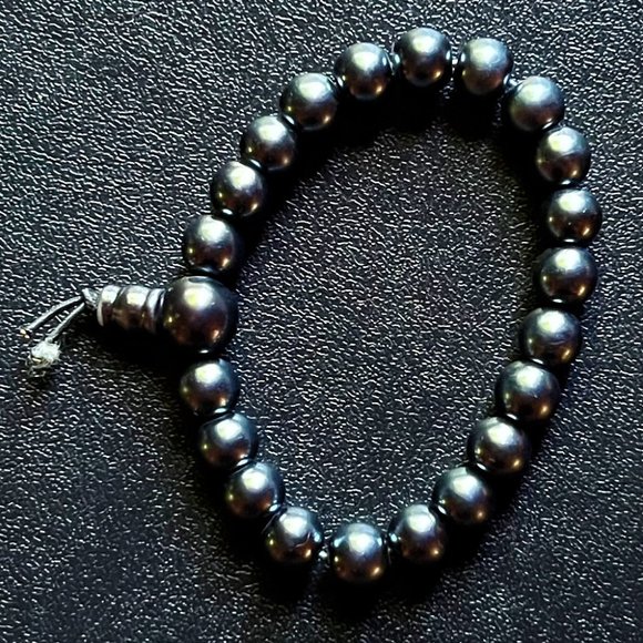 Unisex Gemstone Stretch Bead 5-Bracelet Bundle - Picture 3 of 7